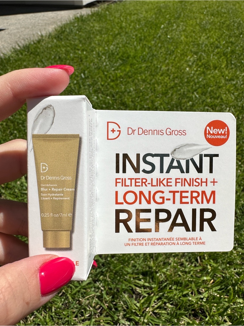 Dr Dennis Gross Instant Filter-Like Finish + Long-Term Repair Cream — Gold